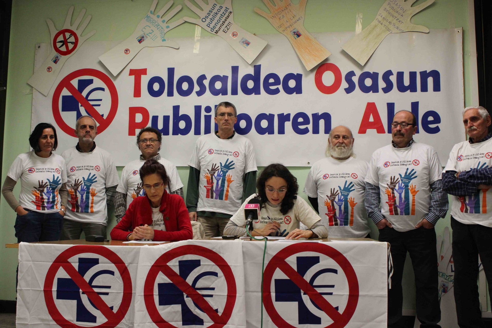 Asuncion klinikako kontzertu ekonomikoa bertan behera uzteko eskatuko du TOPAk