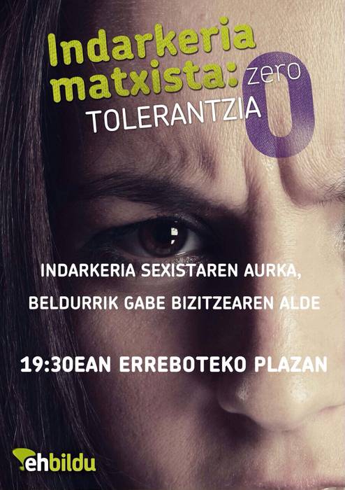 Indarkeria matxista: zero tolerantzia
