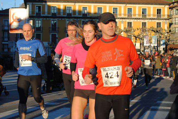 Korrikalariak kroseko une batean