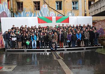 Euzko Gaztediren 110. urteurrena ospatu dute Tolosan 