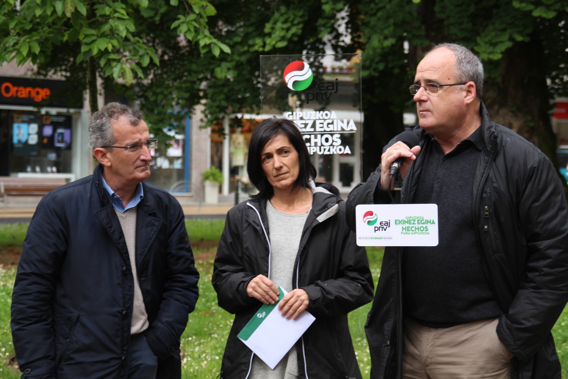 Egibarrek konfiantza eskatu die herritarrei, Tolosan