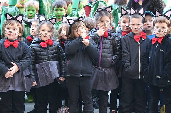 Inauteriak, Ostegun Gizena, eskolak, 2015 11 1423740973441