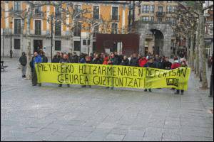 Adegik metalgintzako herrialdeko hitzarmena ez duela sinatu nahi dio LABek