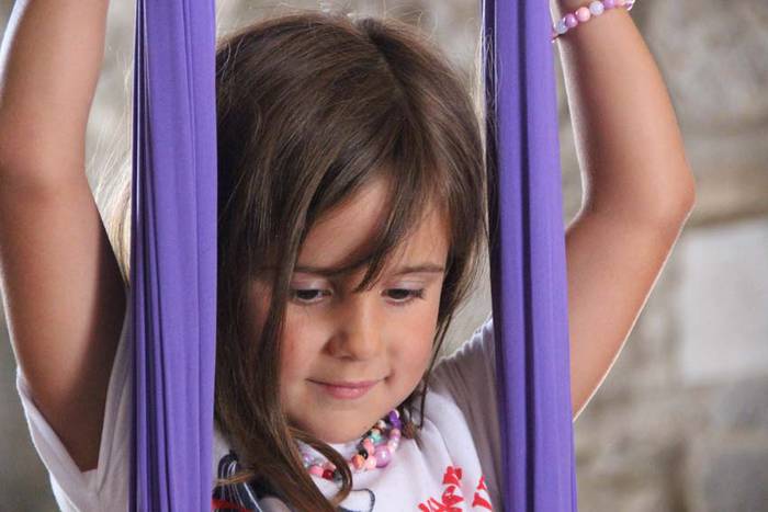 Umeak trapezisten modura ibili dira Larraulen 16 1438441179258