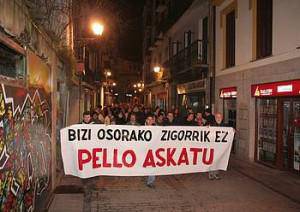 Pello Odriozola askatzea aldarrikatu dute