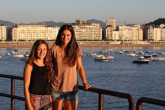 Ioana Alijostes eta Irati Larrañaga (Zumaia): «11 segundo errenta ona da baina aurkaria ez da gutxietsi behar»
