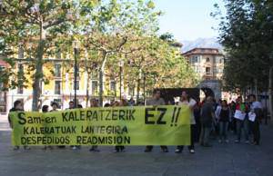 Erantzunik ezean, SAM enpresako langileek  protestekin jarraituko dute