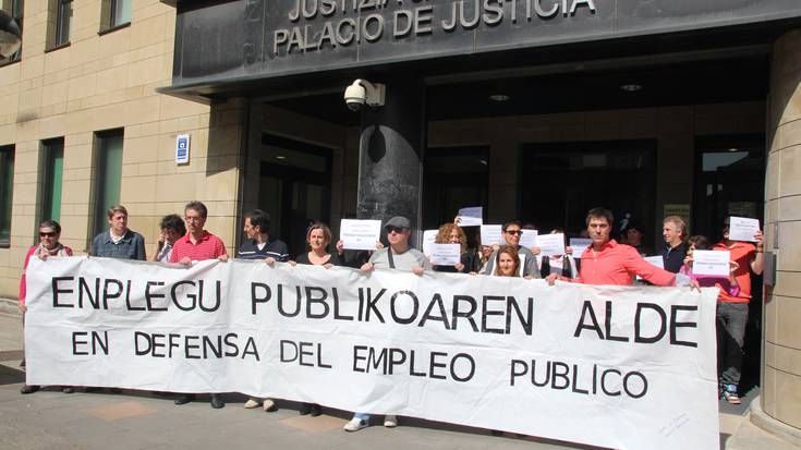 Justizia Administrazioaren eta Erregistro Zibilaren pribatizazioaren kontra, elkarretaratzea