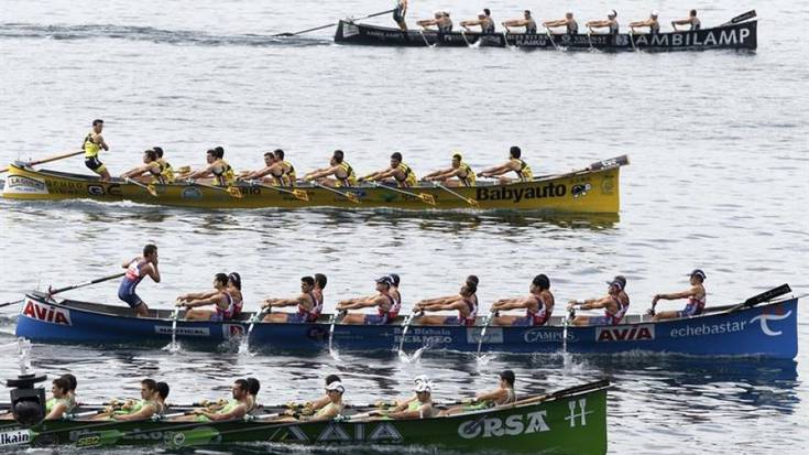 Eskualdeko 14 arraunlari izango dira Kontxako Banderan