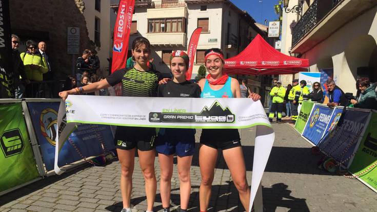 Iturria ahizpak, lehen postuetan Kanpezu-Ioar mendi lasterketan