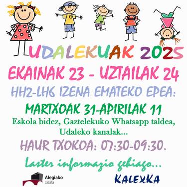 Udalekuak 2025