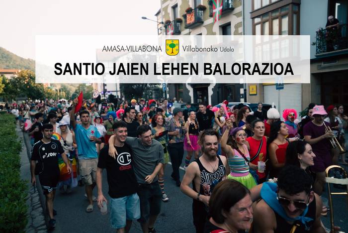 Udalak Santio jaien lehen balorazio positiboa egin du