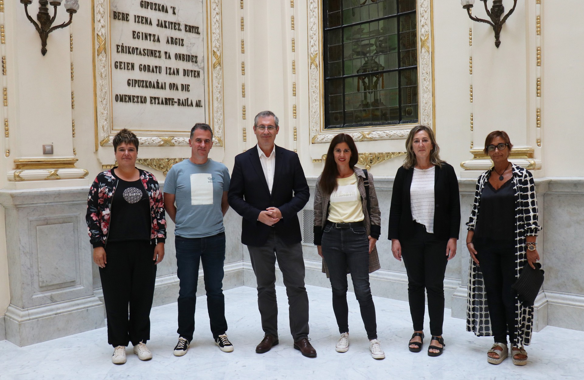 Markel Olano diputatu nagusiak bere atxikimendua adierazi dio Kilometroak 2022 ekimenari