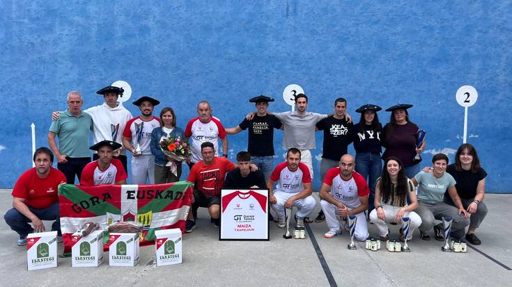 57. Berazubi Pala Txapelketako txapeldunak erabakita