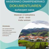 Aurkezpen saioa