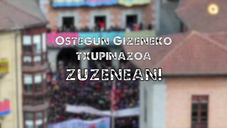Ostegun Gizeneko txupinazoa zuzenean jarraitu nahi al duzu?