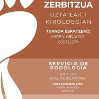 Podologia zerbitzua