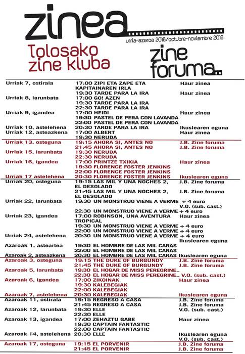 Zine bonuak jarriko dituzte salgai ostegunean