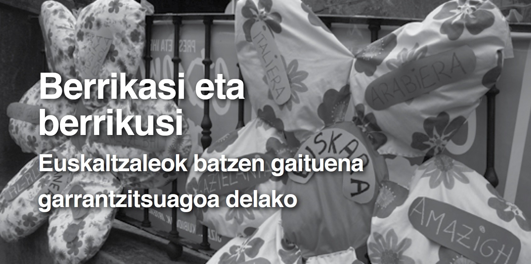'Berrikasi eta Berrikusi', astelehenean