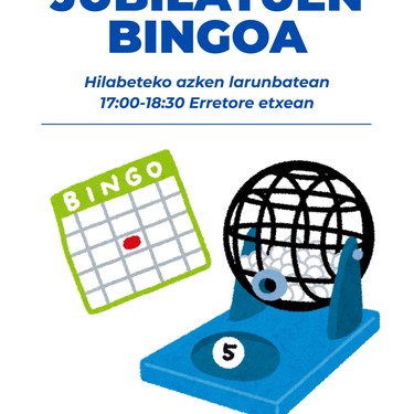 Alegiako jubilatuen bingoa