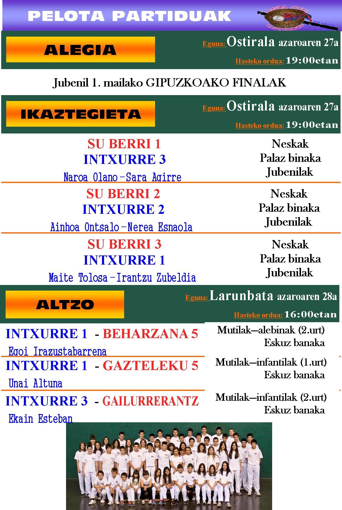 Hiru herrietan partiduak