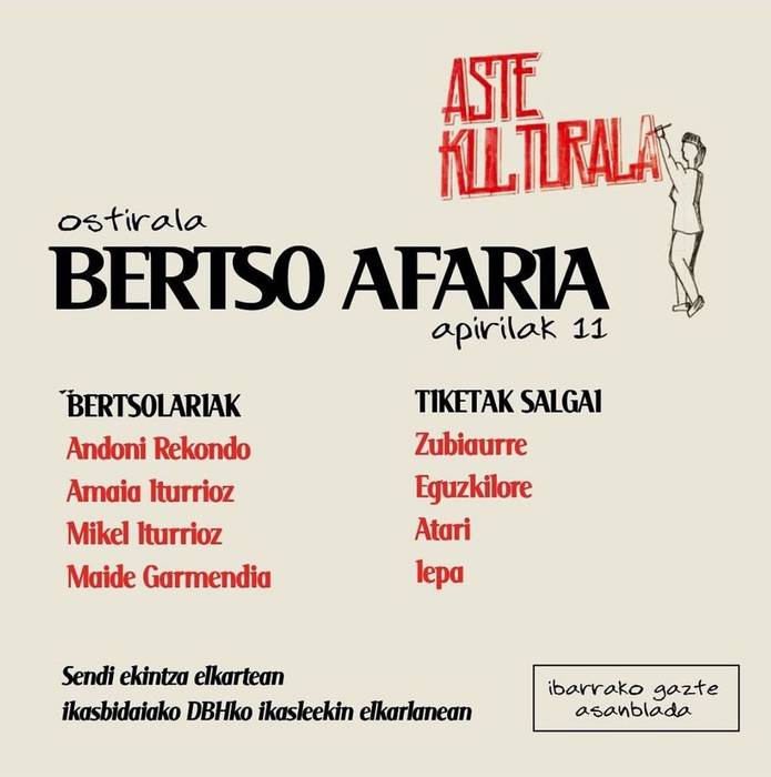 Bertso afaria