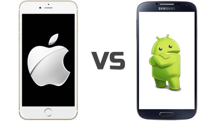 'Iphone vs Android' Zein ateratzen da garaile?