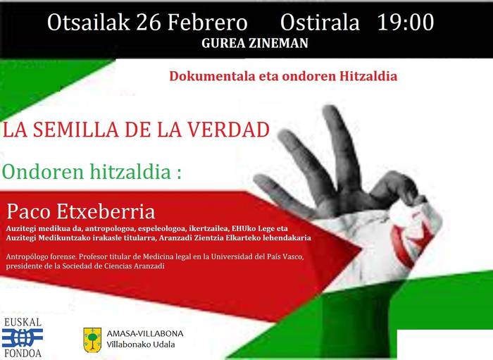 Mendebaldeko Saharari buruzko dokumental eta hitzaldia ostiralean