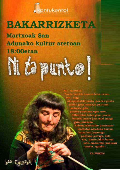 Martxoaren 8a ospatzeko bakarrizketa eta afaria