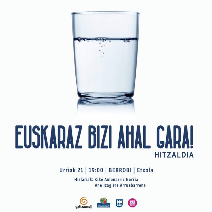 Hitzaldia: Euskaraz bizi ahal gara!