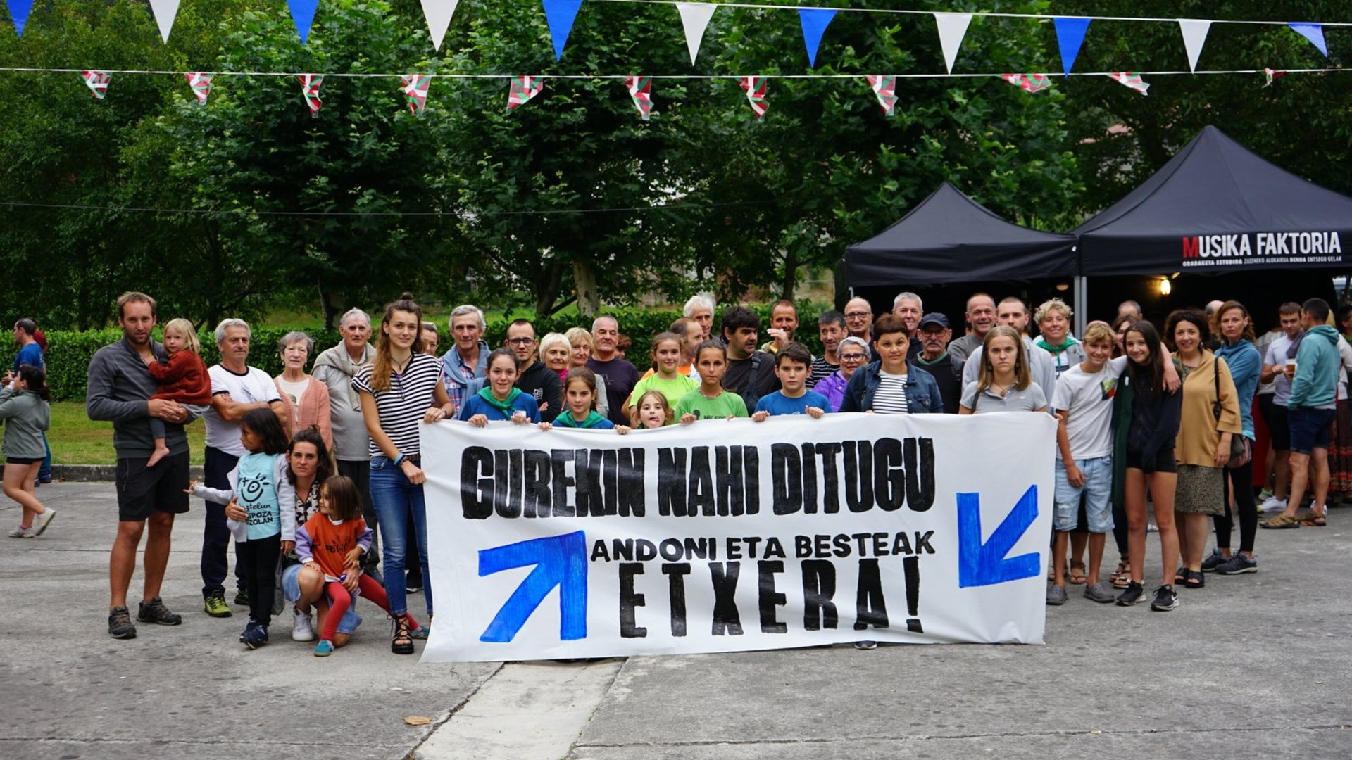 «Falta zaizkigunak gogoan» izan dituzte Gaztelun, festen amaieran