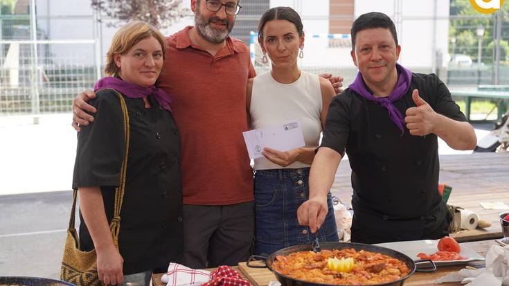 Iker Aierberen eta Estibalitz Armendarizen paella saritu dute