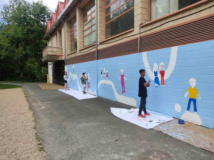 Ikaztegieta, mural margoketa 44 1654855839095