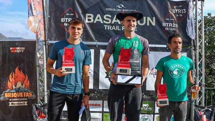Ayerza eta Lataburu irabazle Basajaun Trail Race probako maratoian