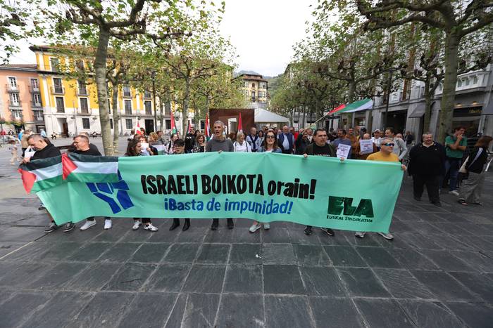 «Boikota izan behar da genozidioa geldiarazteko gure tresna nagusia»