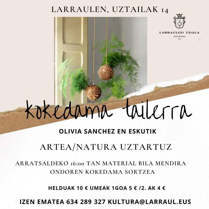 Kokedama tailerra