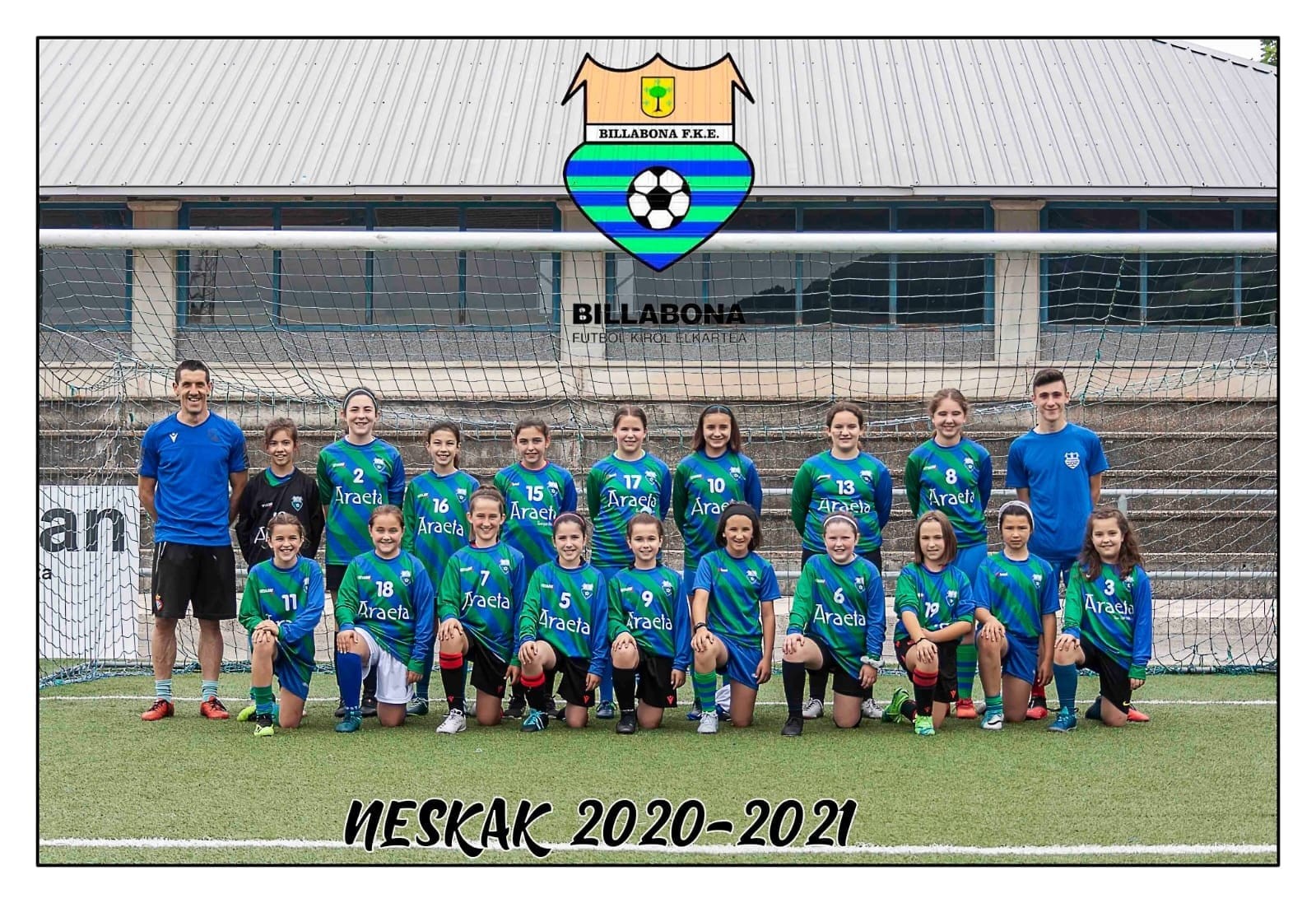Nesken futbol taldea sendotzeko jokalarien bila gabiltza Billabona F.K.E-n