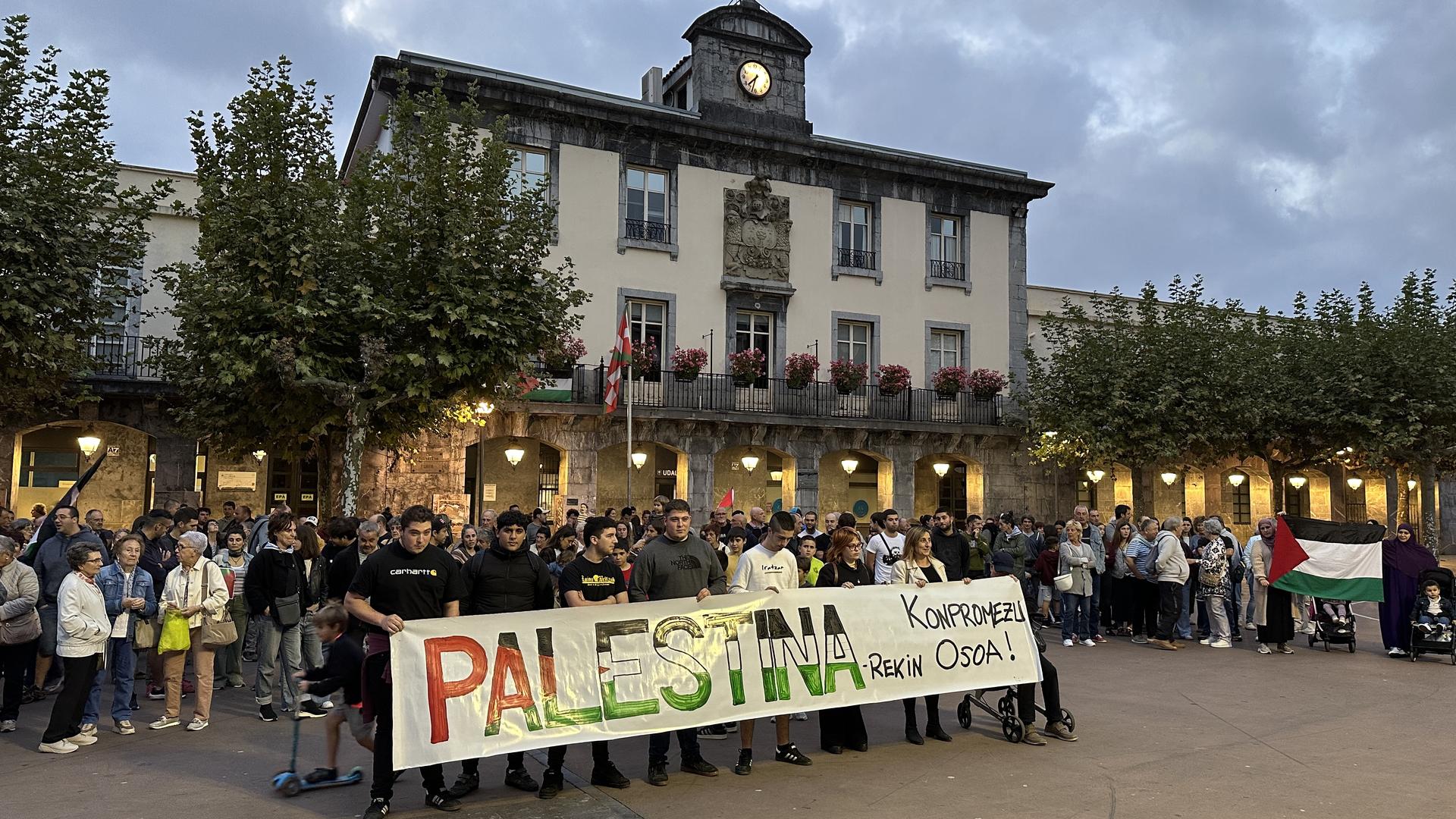 Palestinarren aldeko aldarria