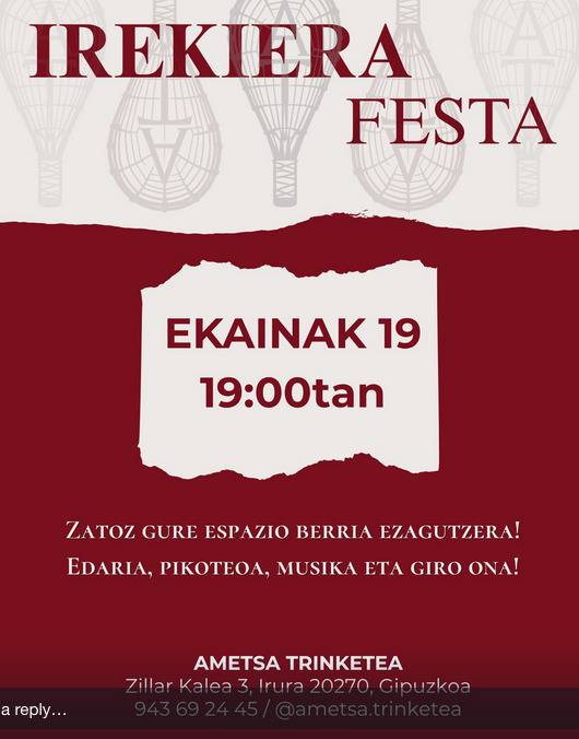 Irekiera festa