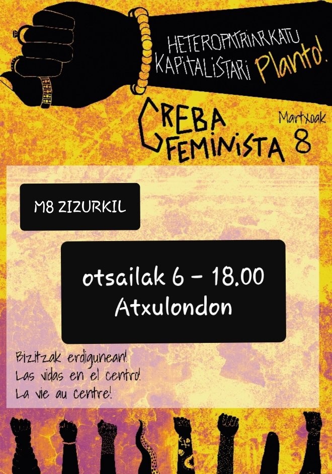 Greba feminista antolatzeko bilera asteazkenean