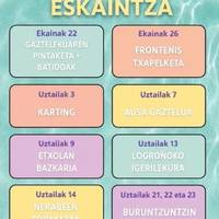 Udako nerabeen eskaintza