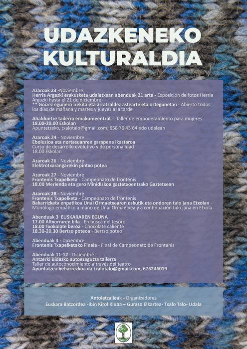 Udazkeneko Kulturaldia