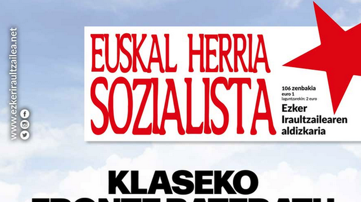 'Euskal Herria Sozialista' aldizkariaren ale berriaren aurkezpena