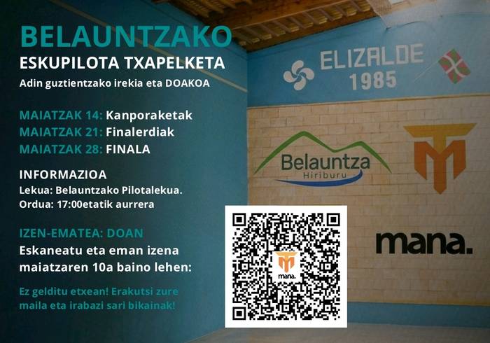 Belauntzako eskupilota txapelketa