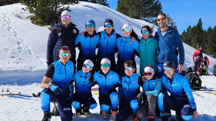 Alpino Uzturreko bost kide, roller eskiko Espainiako Txapelketan