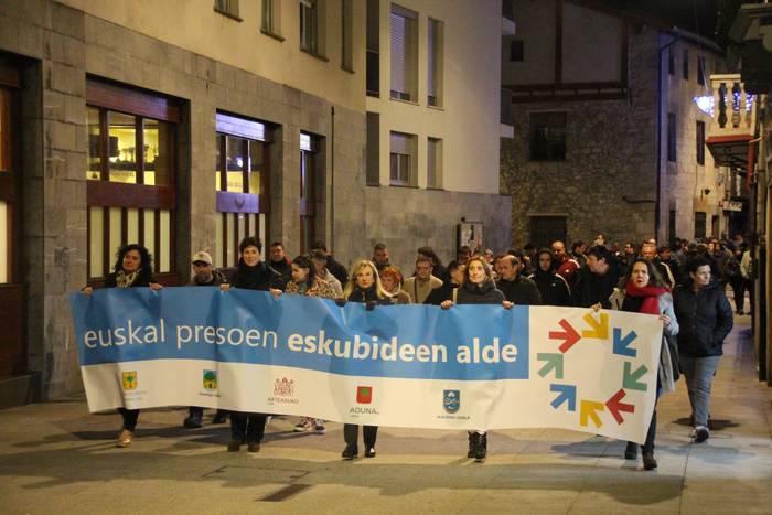 Euskal preso, iheslari eta deportatuen eskubideen alde egin dute