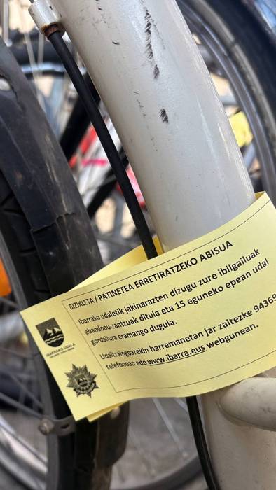 Bizikleten katalogoa sortu du Ibarrako Udalak