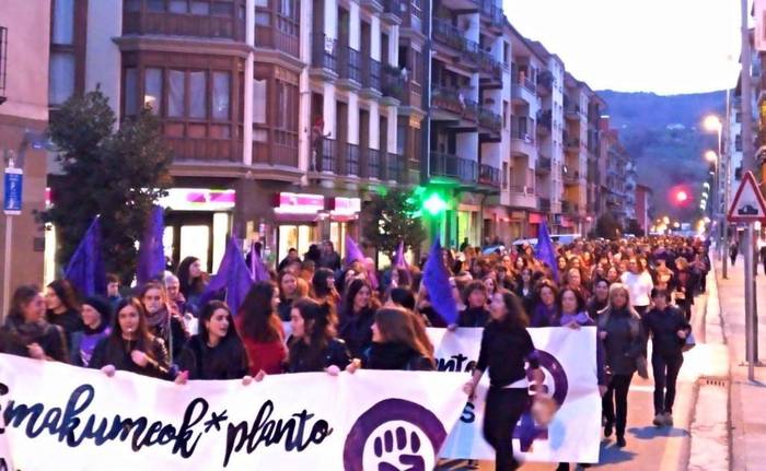 Mugimendu Feministak Villabonako eta Euskal Herri osoko kaleak bete zituen, historiara pasako den 2018ko martxoaren 8an