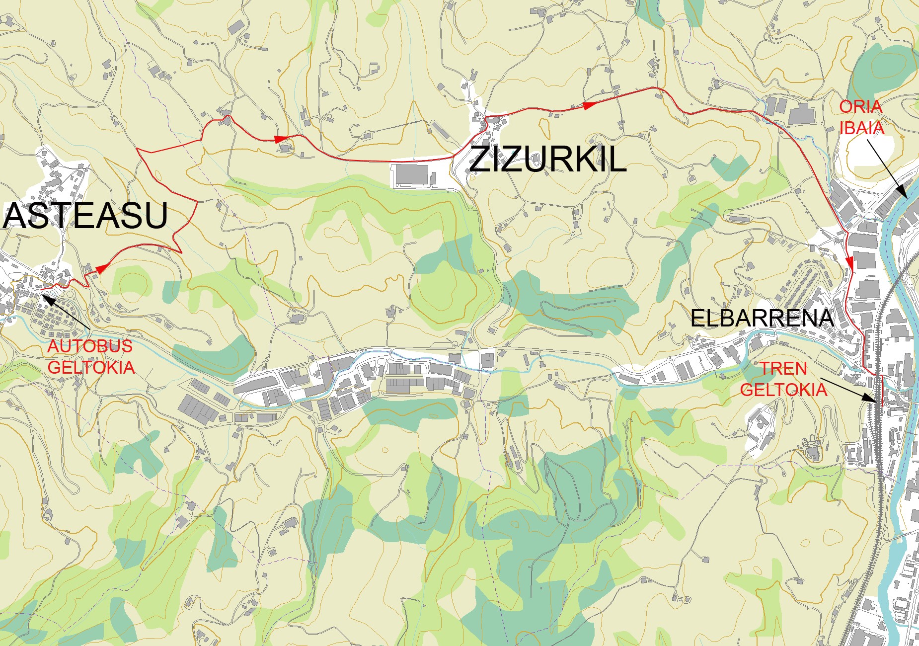 Zalduko zelaietatik barrena