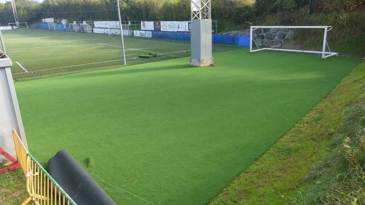 Amaitu dira Arratzaingo futbol zelaiko lanak